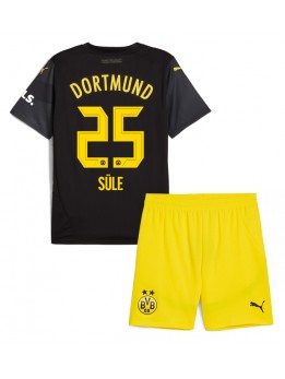 Billige Borussia Dortmund Niklas Sule #25 Bortedraktsett Barn 2024-25 Kortermet (+ Korte bukser)